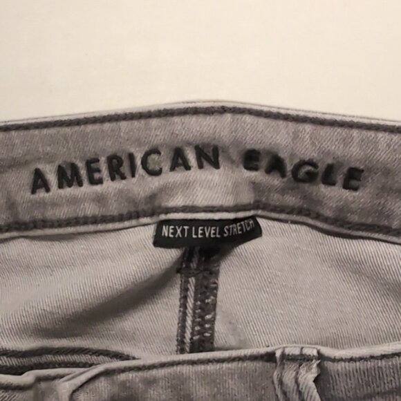 3/$20 American Eagle Next Level Stretch High Rise Jegging Distressed Skinny Jean - Picture 15 of 16
